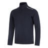 Leon Quarter Zip Haut manches longues Hommes-bleu fonc&eacute;