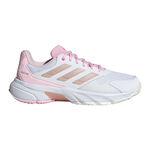 Chaussures de tennis adidas adidas CourtJam Control 3 Chaussures Toutes Surfaces Femmes-Blanc,Rosé