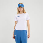 Vêtements Ellesse Ellesse Farnese T-shirt Femmes-Blanc,Bleu