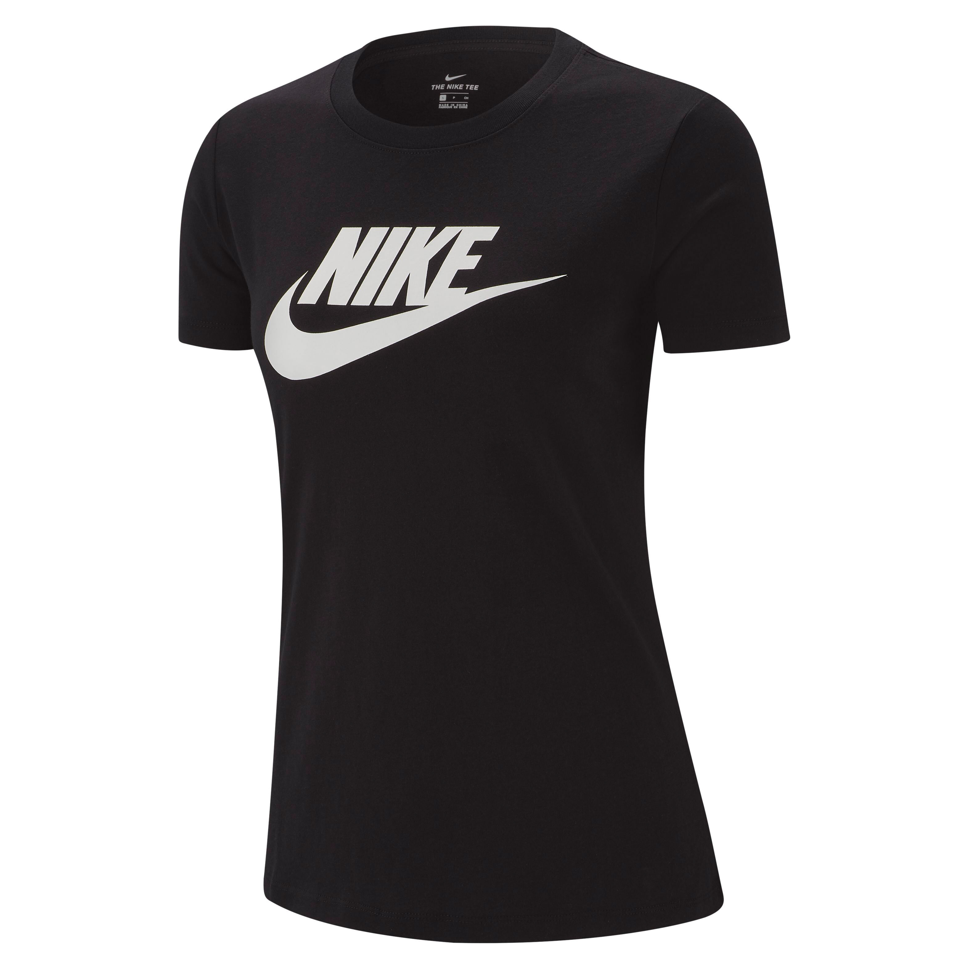 Buy Nike Sportswear Essential T shirt Femmes Noir Blanc online Tennis Point BE
