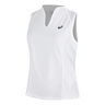 Court Débardeur tank top Femmes-blanc