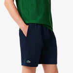 V&ecirc;tements Lacoste Lacoste Djokovic Shorts Hommes - bleu fonc&eacute;, vert