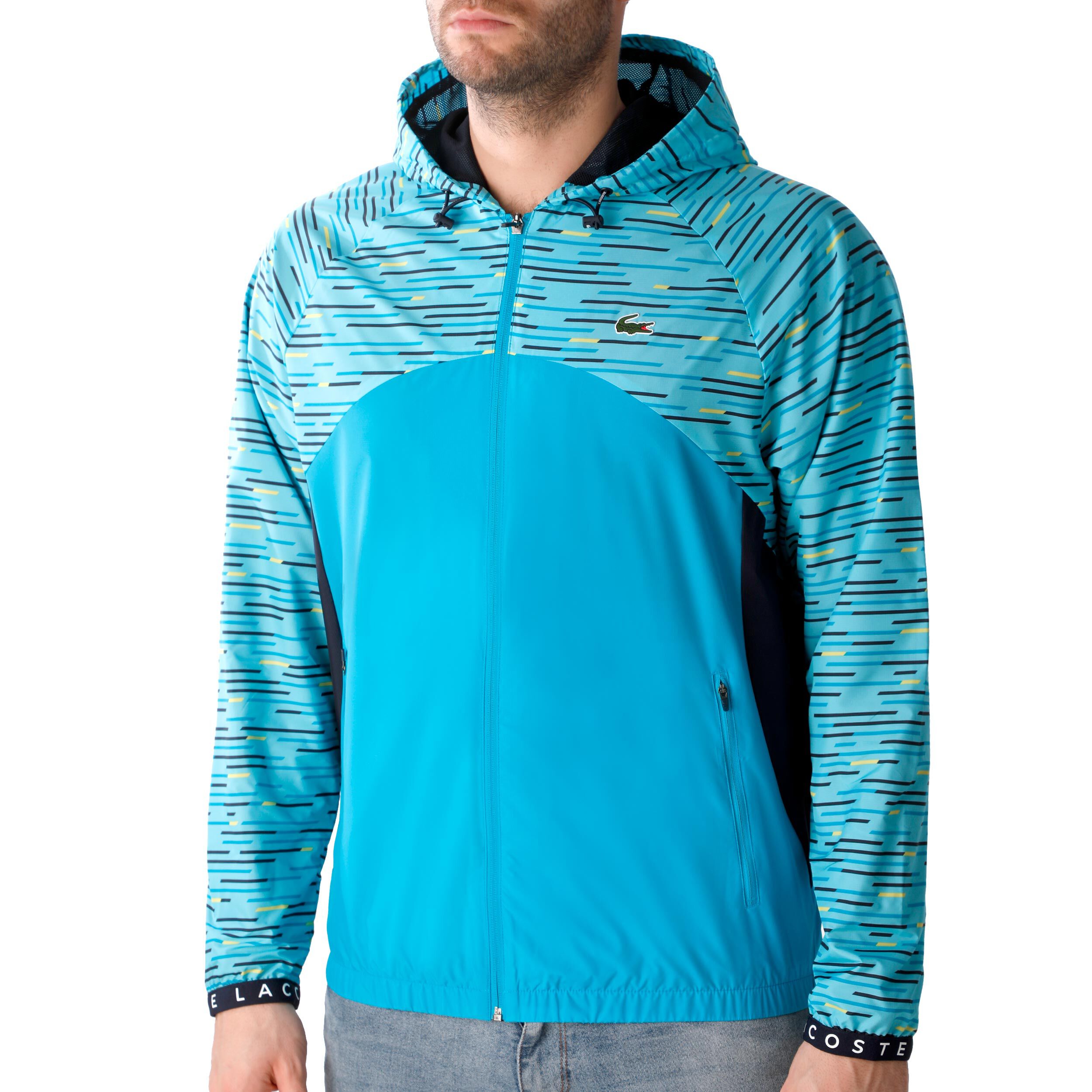 Survetement lacoste bleu turquoise hot sale