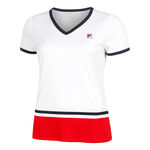 V&ecirc;tements Fila Fila Elisabeth T-shirt Femmes-Blanc,Rouge
