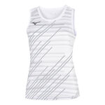 V&ecirc;tements de tennis Mizuno Mizuno Team Chiba D&eacute;bardeur tank top Femmes-blanc