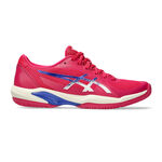 Chaussures de tennis ASICS ASICS Solution Swift FF 2 Chaussures Toutes Surfaces Femmes-Berry, Bleu Fonc&eacute;