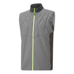 Vêtements Puma Puma Cloudspun Warm Label Padded Vest Gilets De Course Hommes-Gris,Noir