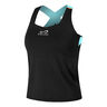 Cross Débardeur Tank Top Femmes-Noir,Bleu