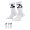 Sportswear Everyday Essential Chaussettes De Tennis Pack De 3-Blanc,Noir