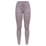 V&ecirc;tements Odlo Odlo Zeroweight Print Reflective Collant De Course Femmes-Gris