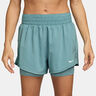 One Dri-Fit High Rise 3In 2N1 Shorts Femmes-Sauge