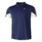 Vêtements HEAD HEAD Club 22 Tech Polo Hommes-Bleu Foncé,Blanc