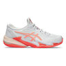 Court FF 3 Chaussure terre battue Femmes - blanc, corail