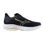 Chaussures de running Mizuno Mizuno Wave Ultima 16 Chaussure De Running Sans Stabilisateurs Femmes-Bleu Foncé,Orange
