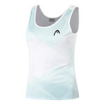 V&ecirc;tements HEAD HEAD Spirit II D&eacute;bardeur Tank Top Femmes-Bleu Fonc&eacute;,Blanc