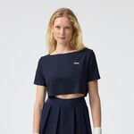 V&ecirc;tements 334 DSSLR Top Layer T-shirt Femmes-Bleu Fonc&eacute;