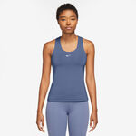 V&ecirc;tements Nike Nike Dri-Fit Swoosh D&eacute;bardeur tank top Femmes - bleu, blanc