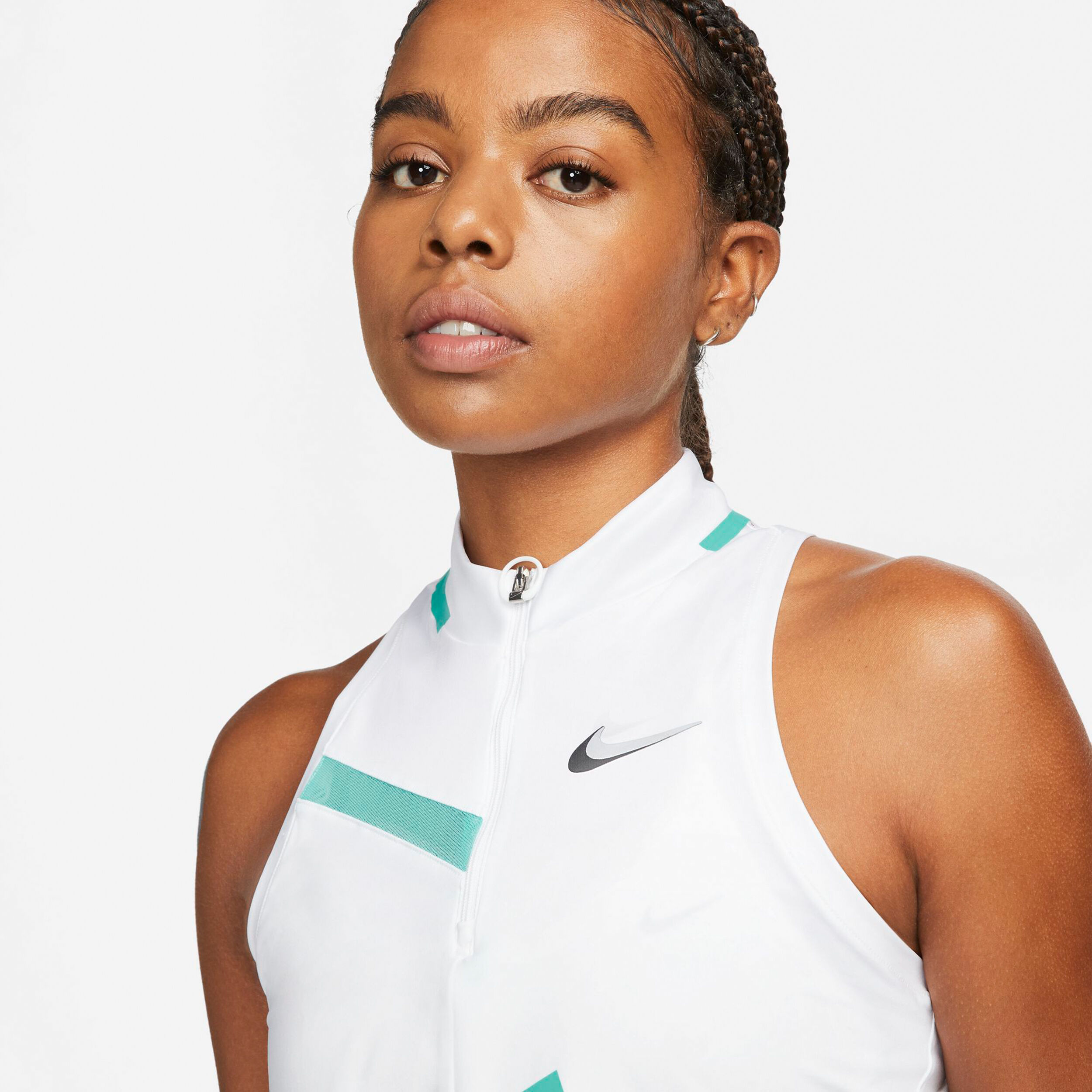 Buy Nike Court Dri Fit Debardeur Tank Top Femmes Blanc Turquoise online Tennis Point BE