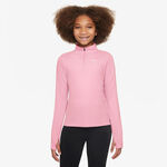 Vêtements Nike Nike Dri-Fit Half-Zip Haut Manches Longues Filles-Rosé