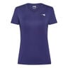 L. Short Sleeve T-shirt Femmes-Bleu