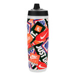 Accessoires Nike Nike Nike Refuel Bottle 24oz/709 Ml Graphic Gourde-Transparent, Noir
