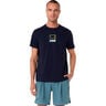 Court Core Graphic T-shirt Hommes-bleu fonc&eacute;