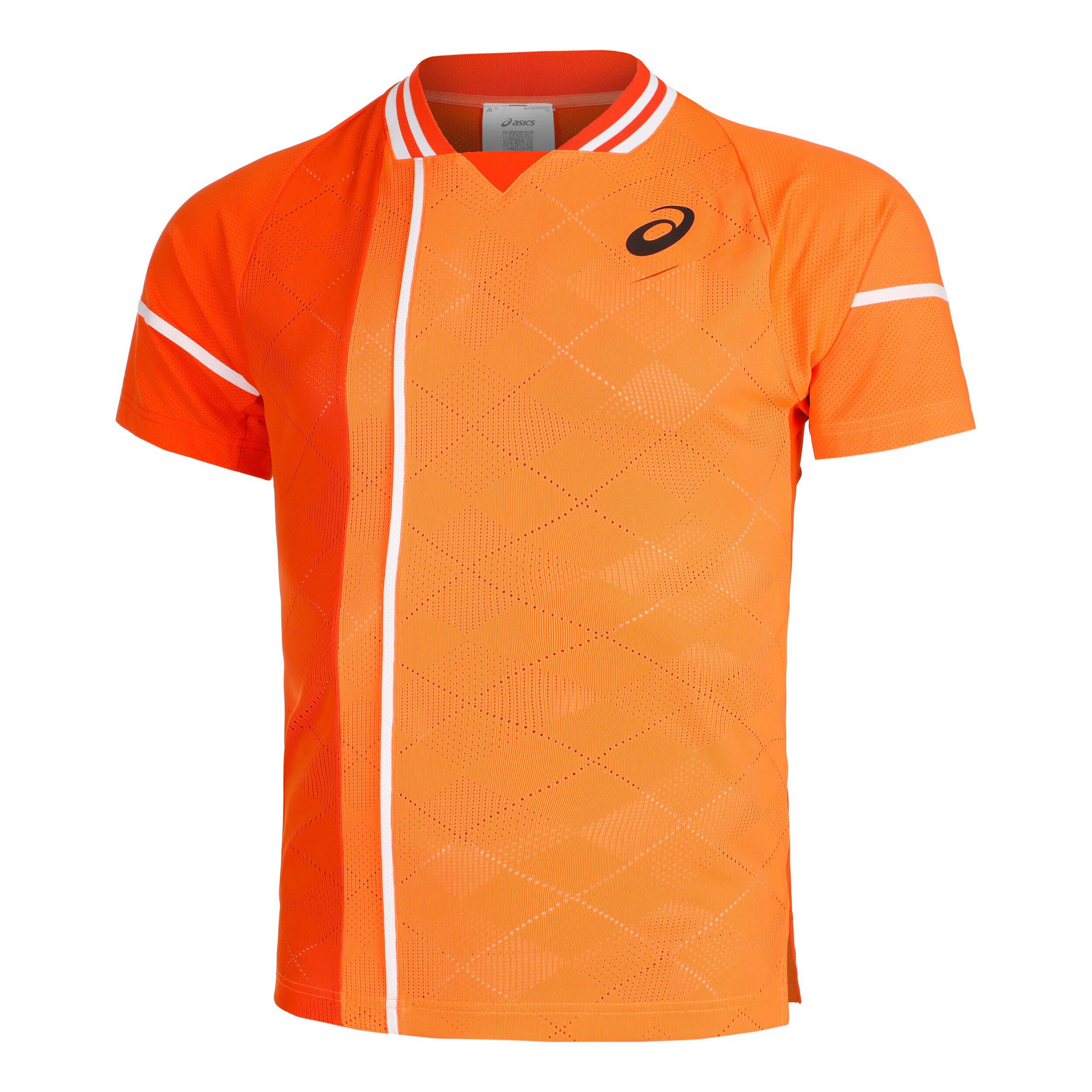 Buy ASICS Match ACTIBREEZE T shirt Hommes Corail Orange online