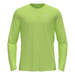 V&ecirc;tements Odlo Odlo Zeroweight Chill-Tec Crew Neck Haut manches longues Hommes - vert clair, 