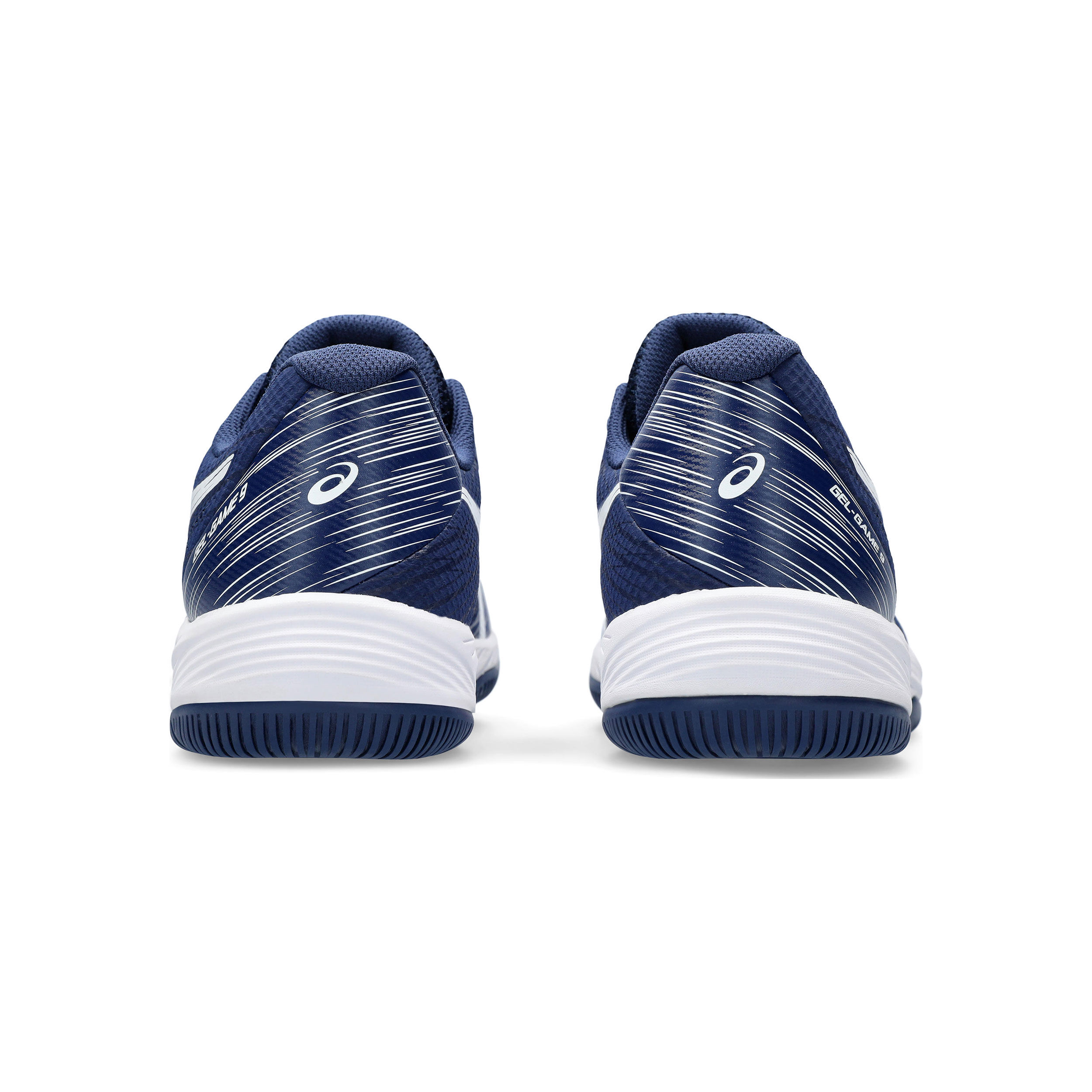 Buy ASICS Gel Game 9 Chaussure Tout Terrain Hommes Bleu Fonce Blanc online Tennis Point BE