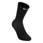 Vêtements Nike Nike Fast Midweight Crew Chaussettes de running Unisex - noir, gris