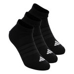 adidas adidas Essentials Low 3P Chaussettes de tennis - Pack de 3 Unisex-noir
