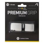 Grips Tennis-Point Tennis-Point Premium Grip Perforated Pack 1 Unit&eacute;-Blanc