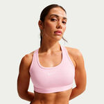 V&ecirc;tements Nike Nike Swoosh Medium Soutien-gorge sport Femmes-ros&eacute;, mauve
