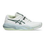Chaussures de tennis ASICS ASICS Gel-Resolution X Chaussure Terre Battue Femmes-Blanc,Bleu Gris
