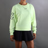 Swell Sweat-shirt Femmes-Jaunes Fluo,Bleu Foncé