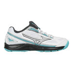 Chaussures de tennis Mizuno Mizuno Break Shot 4  Chaussure moquette Femmes - blanc, turquoise