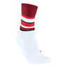 RU4 Endurance Compression Chaussettes de running Femmes-blanc, rouge fonc&eacute;