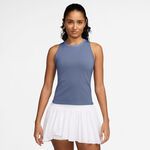Vêtements de tennis Nike Nike Court Dri-Fit Advantage Débardeur Tank Top Femmes-Bleu Gris