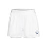 Point 2in1 Shorts Femmes-Blanc,Bleu Fonc&eacute;