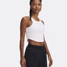 Rival Rib Débardeur Tank Top Femmes-Blanc