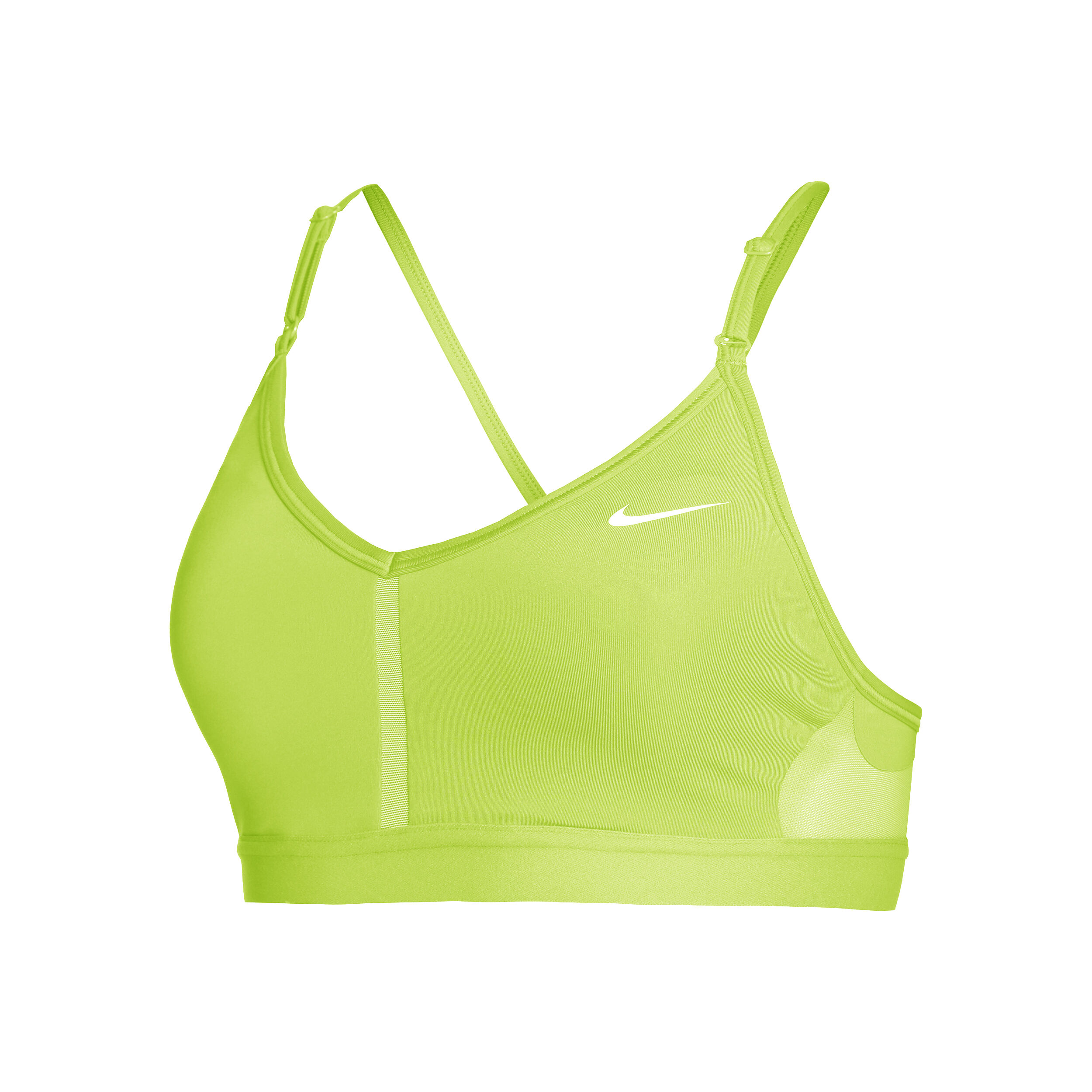 Neon green nike sports bra new arrivals