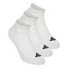 Essentials Low 3P Chaussettes de tennis Unisex-blanc, noir