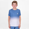 Crew Gradiant T-shirt Garçons-Bleu,Blanc