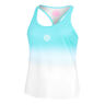 Crew Gradiant D&eacute;bardeur Tank Top Femmes-Turquoise,Blanc