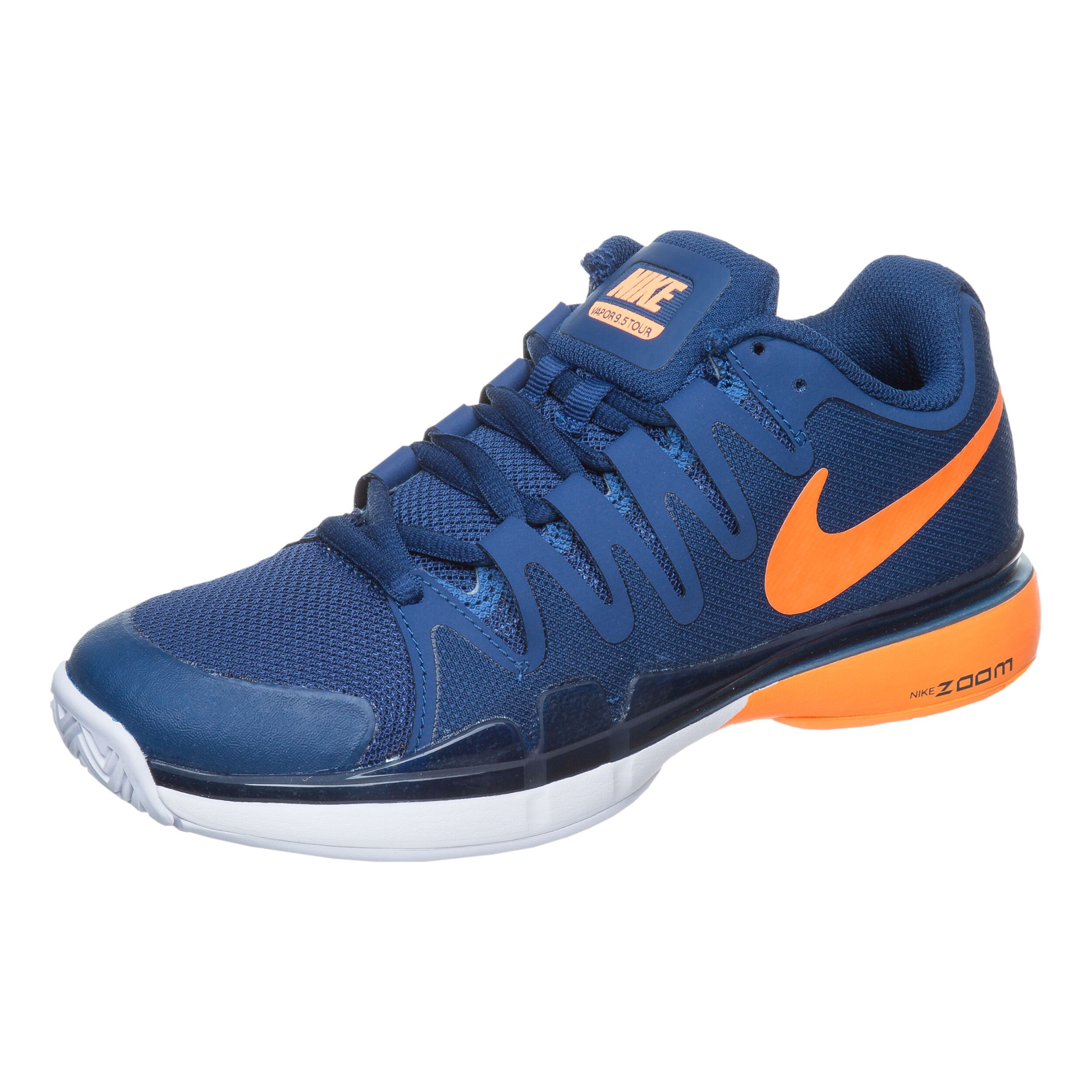 Buy Nike Zoom Vapor 9.5 Chaussure Tout Terrain Enfants Bleu Fonce Orange online Tennis Point BE
