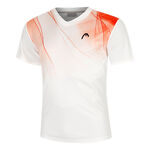 V&ecirc;tements HEAD HEAD Topspin T-shirt Hommes-Blanc,Rouge