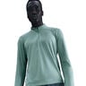 Pacer Half-Zip Maillot de course Hommes - turquoise, argent