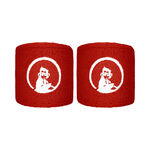 V&ecirc;tements de tennis Quiet Please Quiet Please Short Poignet - Pack de 2 unit&eacute;s Unisex-rouge, blanc