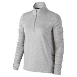 V&ecirc;tements Nike Nike Element Half-Zip Haut Manches Longues Femmes-Gris Clair,Argent