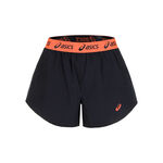 Vêtements ASICS ASICS Shorts Femmes-Bleu Foncé,Corail